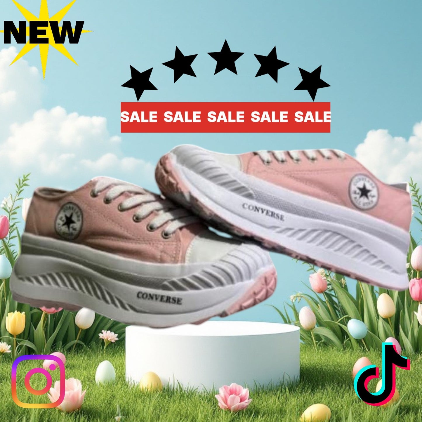 CONVERSE PLATAFORMA DAMA Garantía de Fabrica 90 Días  Envió Gratis - Pagas en Casa. (Copia)
